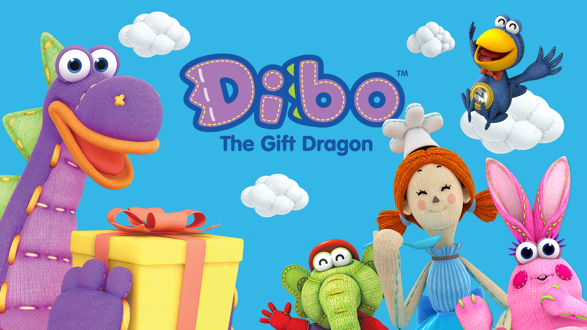 dibo the gift dragon plush toy